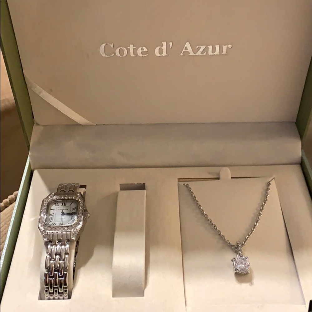 Cote D’ Azur watch and necklace